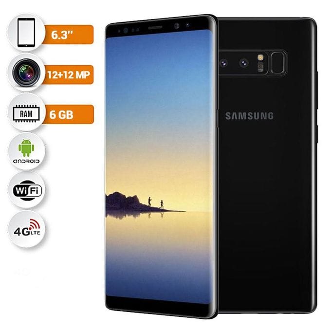 Samsung Galaxy Note 8 - 64GB HDD - 6GB RAM - Midnight Black
