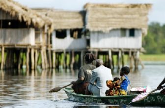 Nzulezu Village Stilt in the western region of Ghana
