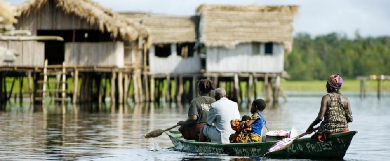Nzulezu Village Stilt in the western region of Ghana