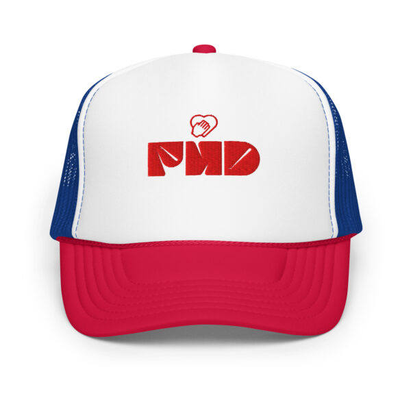PHD Foam trucker hat front view